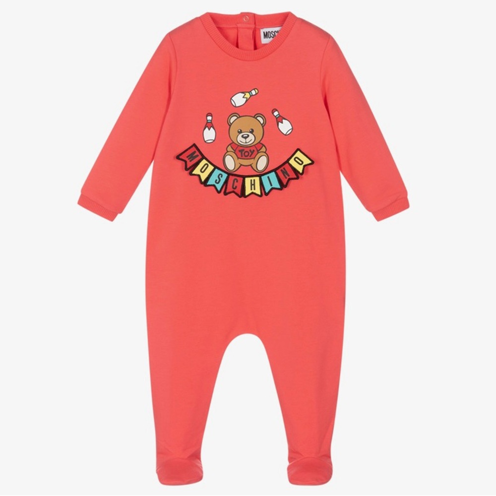 Moschino Baby Footie 9-12 Months
